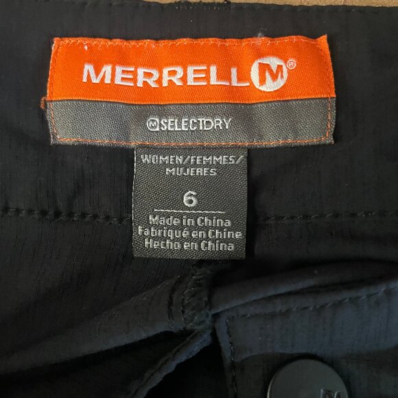 Merrell Select Dry Shorts Womens Size 6 Outdoor Nylon Black Pockets - Picture 6 of 8